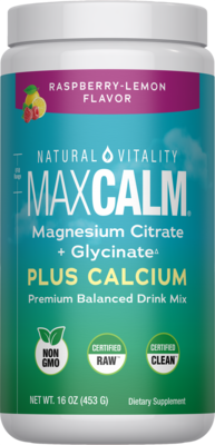 Natural Vitality MAX CALM Plus Calcium 453 Grams
