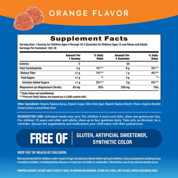 Product image for CALM Gummies - Orange.