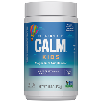 CALM Kids Magnesium Supplement, Mixed Berry 453 Grams