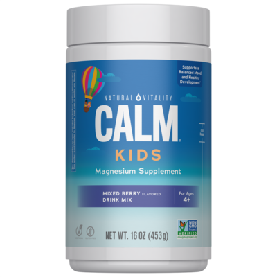 CALM Kids Magnesium Supplement, Mixed Berry 453 Grams