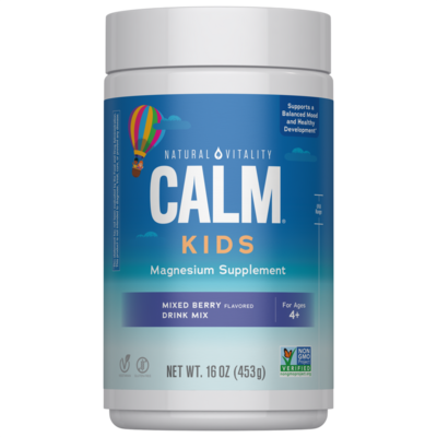 CALM Kids Magnesium Supplement, Mixed Berry 453 Grams