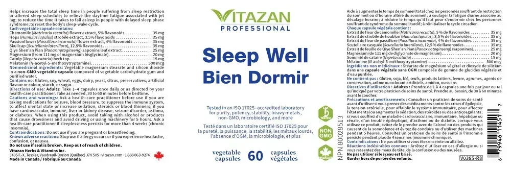 Product image for Sleep Well.