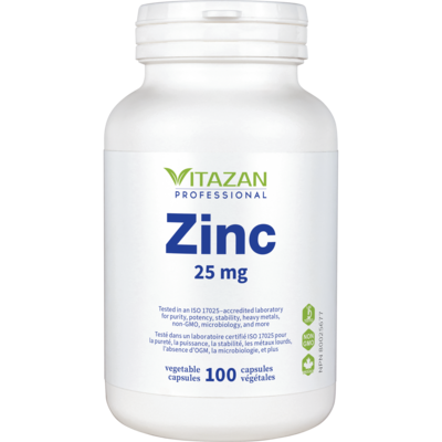 Zinc HVP Chelate 25 mg 100 capsules