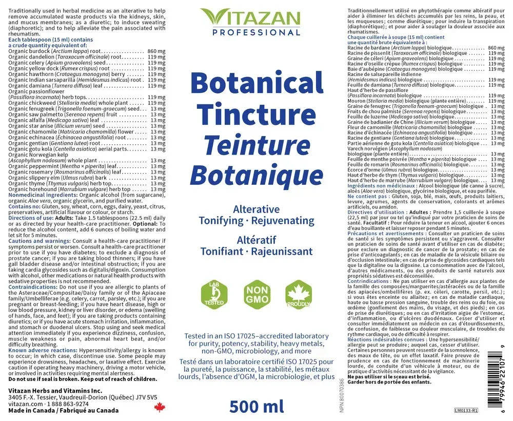 Product image for Botanical Beverage Tincture.