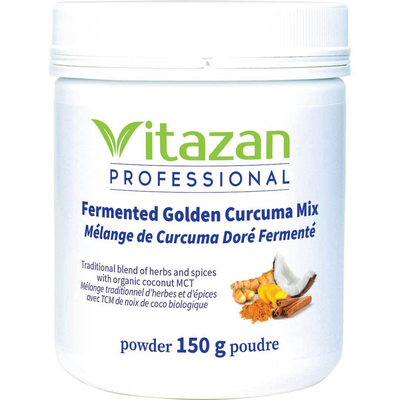 Fermented Golden Curcuma Mix (150 Grams) by Vitazan Professional