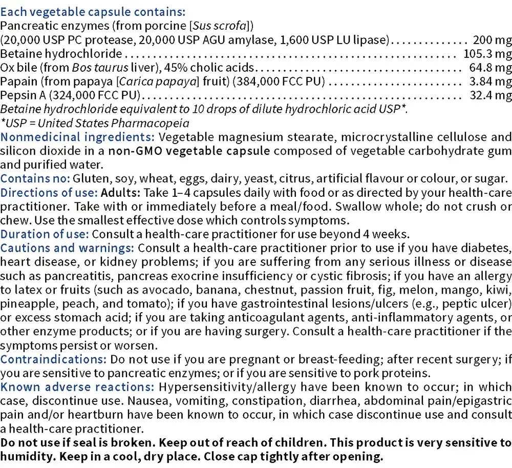 Product image for Digestive Enzymes Plus.