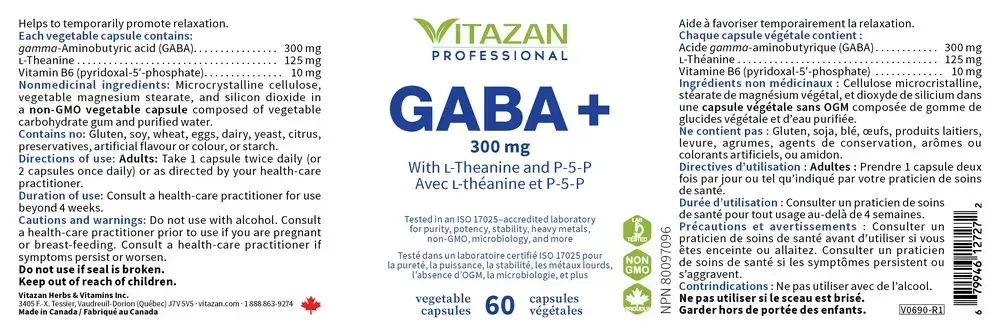 Product image for GABA+.