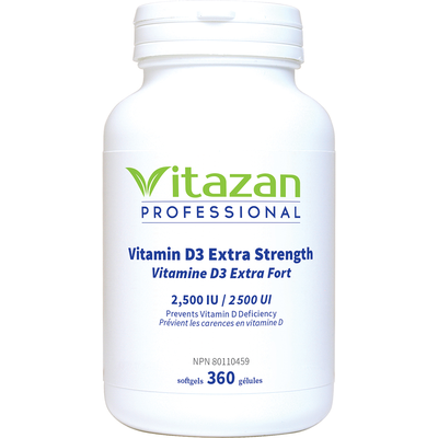 Vitamin D3 2500 IU 360 softgels product image