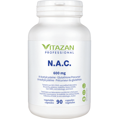 N.A.C. N-Acetylcysteine 600 mg 90 capsules