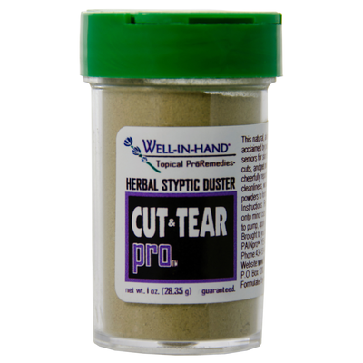 Cut and Tear Pro/Herbal Styptic Duster 1 Ounce