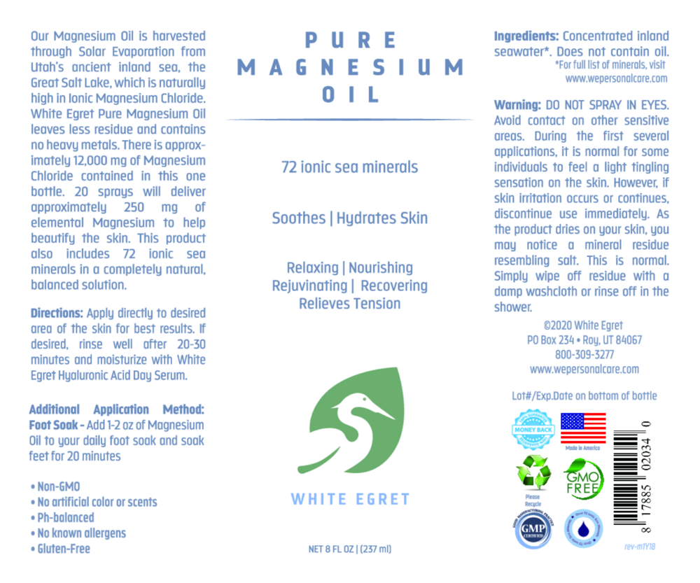 Product image for Pure Magnesium Oil.