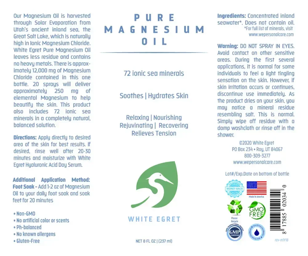 Product image for Pure Magnesium Oil.