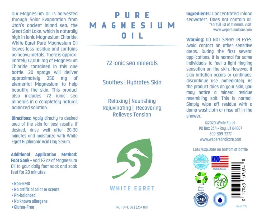 Product image for Pure Magnesium Oil.