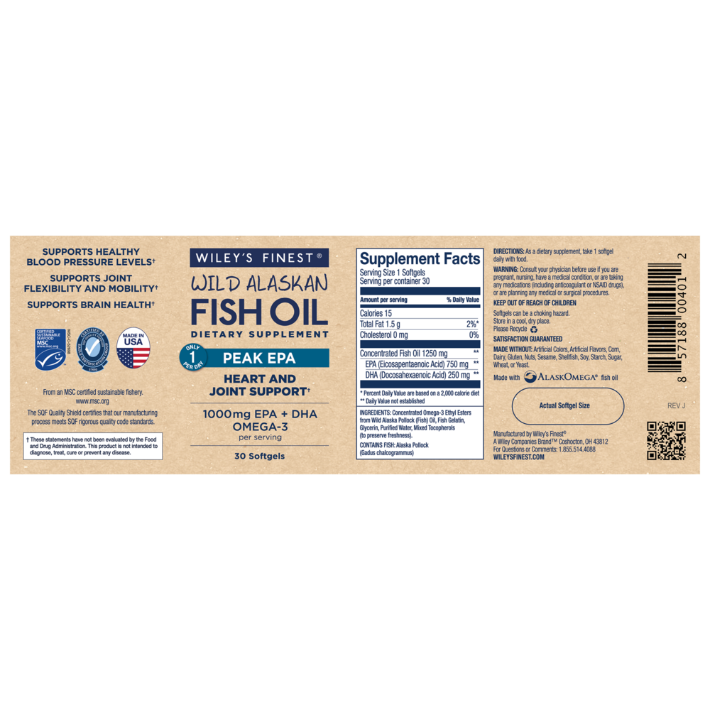 Product image for Peak EPA.