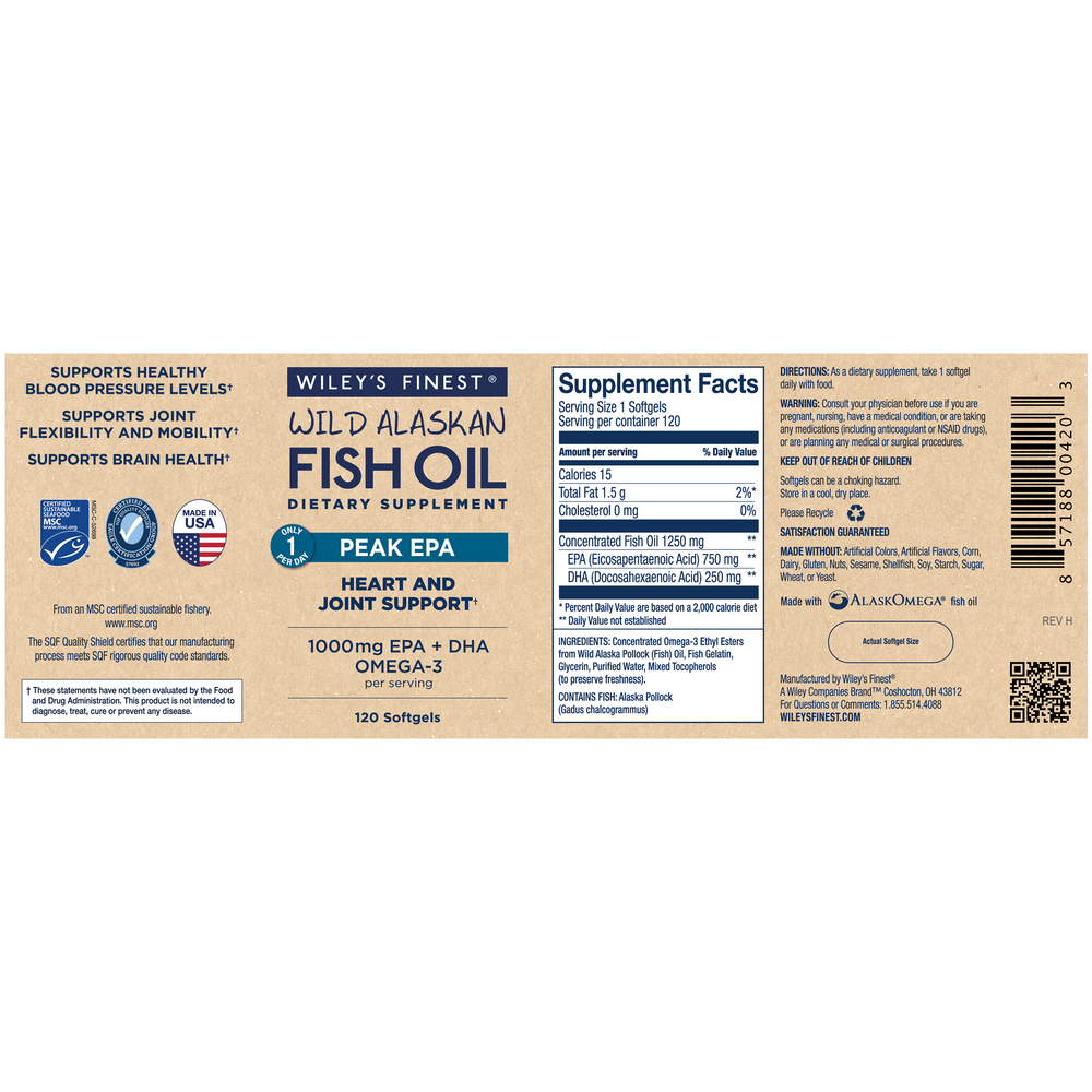 Product image for Peak EPA.