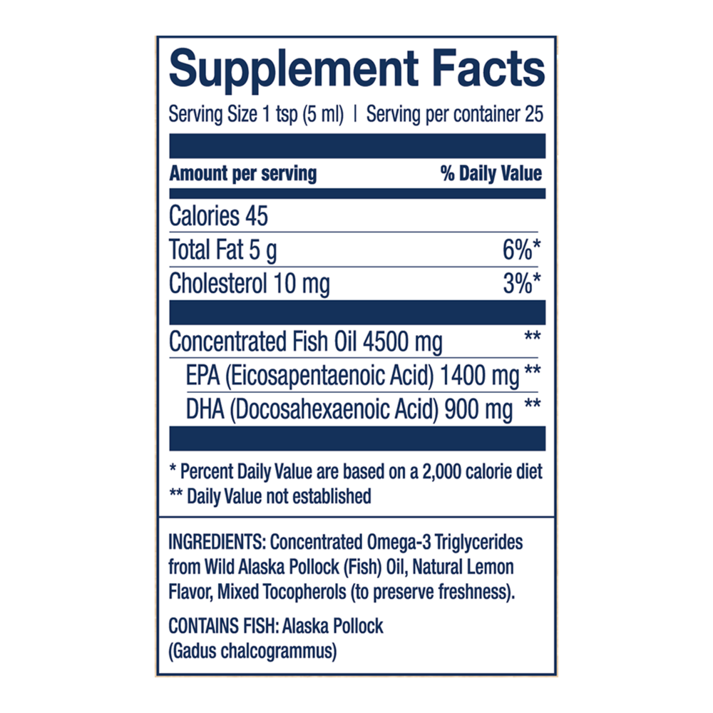 Product image for Peak Omega-3 Liquid.