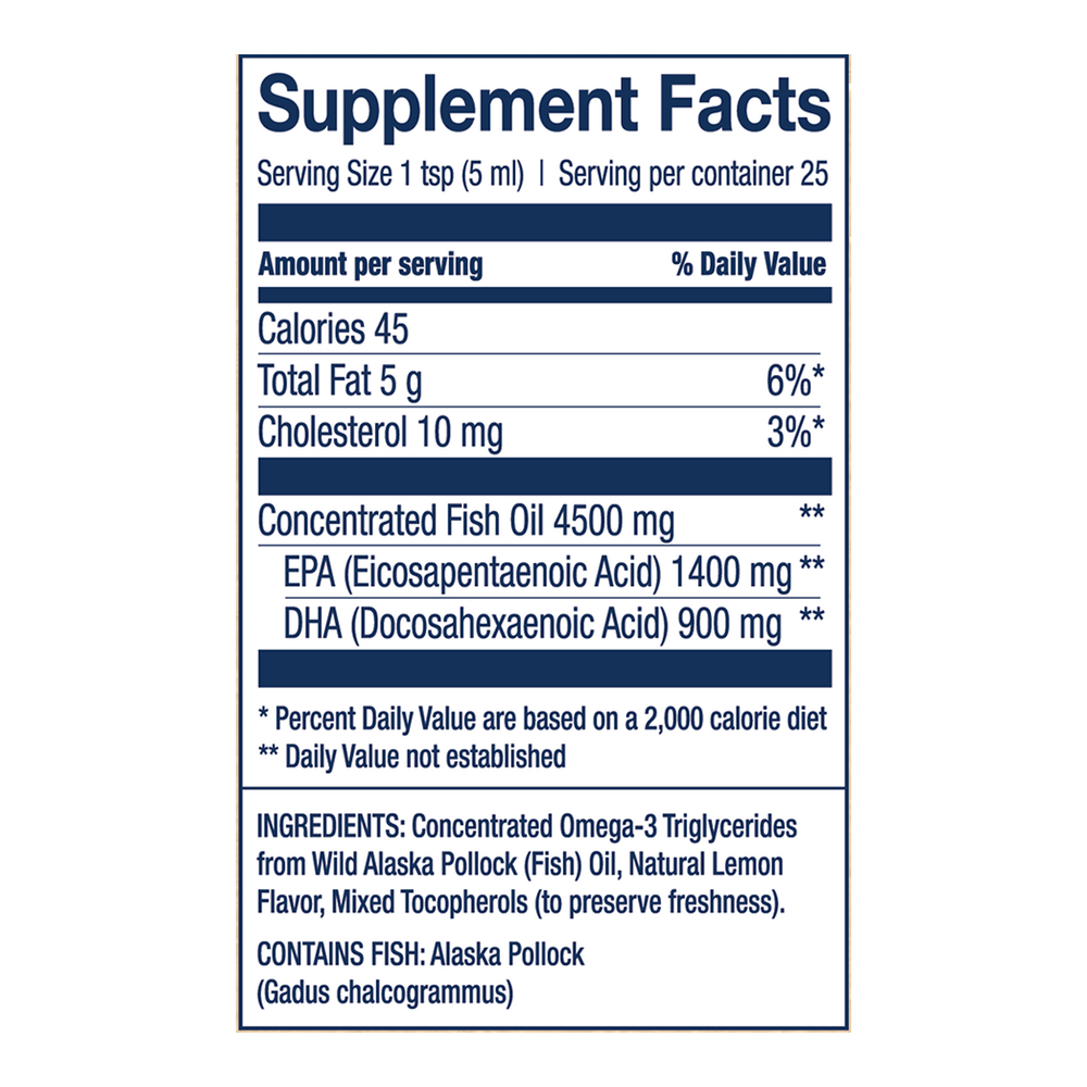 Product image for Peak Omega-3 Liquid.
