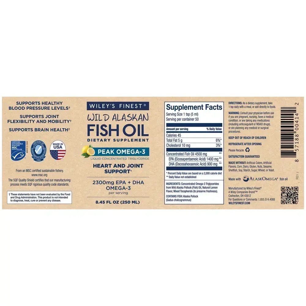 Product image for Peak Omega-3 Liquid.