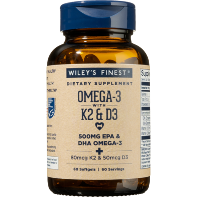 Omega-3 with K2 & D3 60 Softgels