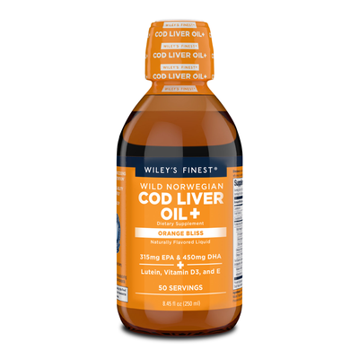 Wild Norwegian Cod Liver Oil+, Orange Bliss Flavor product image