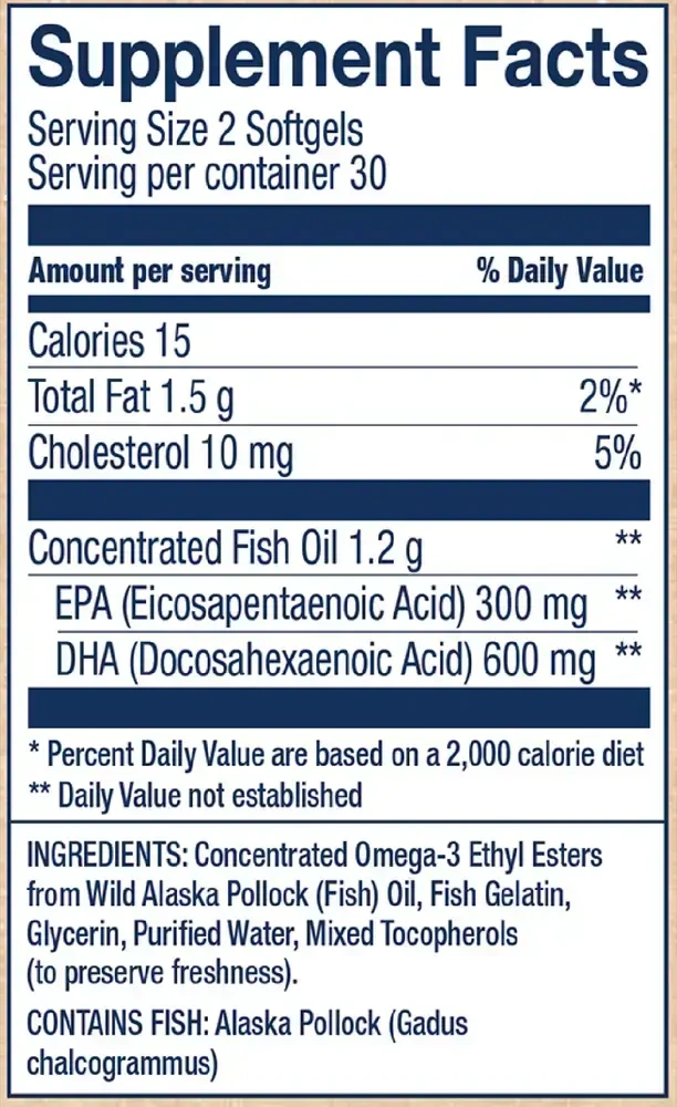 Product image for Peak DHA.