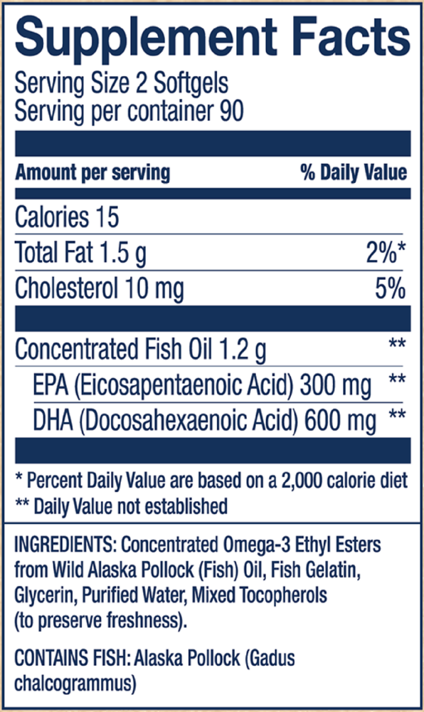 Product image for Peak DHA.