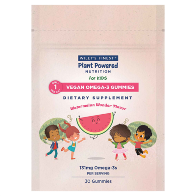 Vegan Omega 3 Kids Gummies, Watermelon 30 Chewables