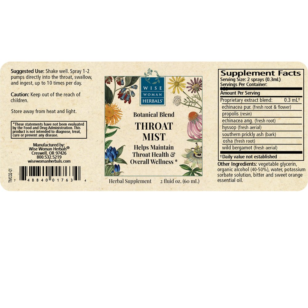 Product image for Throat Mist.