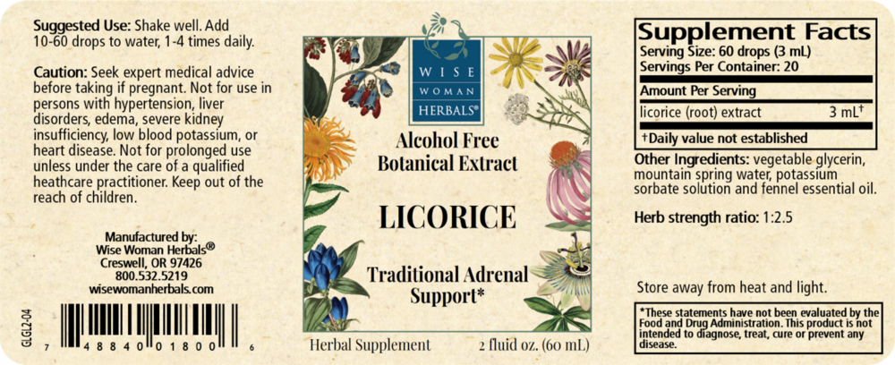 Product image for Licorice Root Extract (Alcohol-Free).