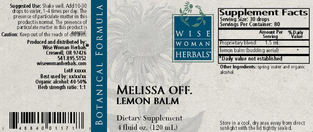 Product image for Melissa officinalis - lemon balm.