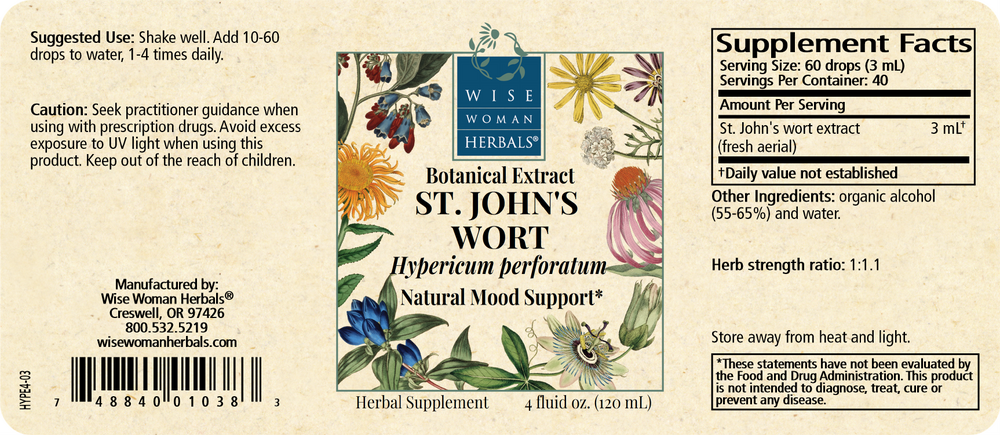 Product image for Hypericum perforatum - St. Johns wort.