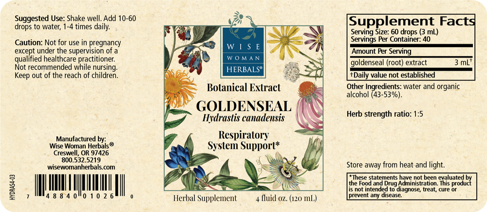Product image for Hydrastis canadensis - goldenseal.