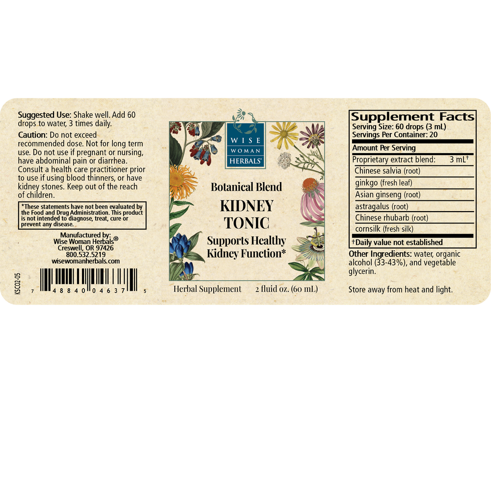 Product image for Kidney Support Tonic.