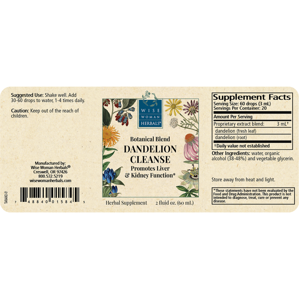 Product image for Dandelion Cleanse.