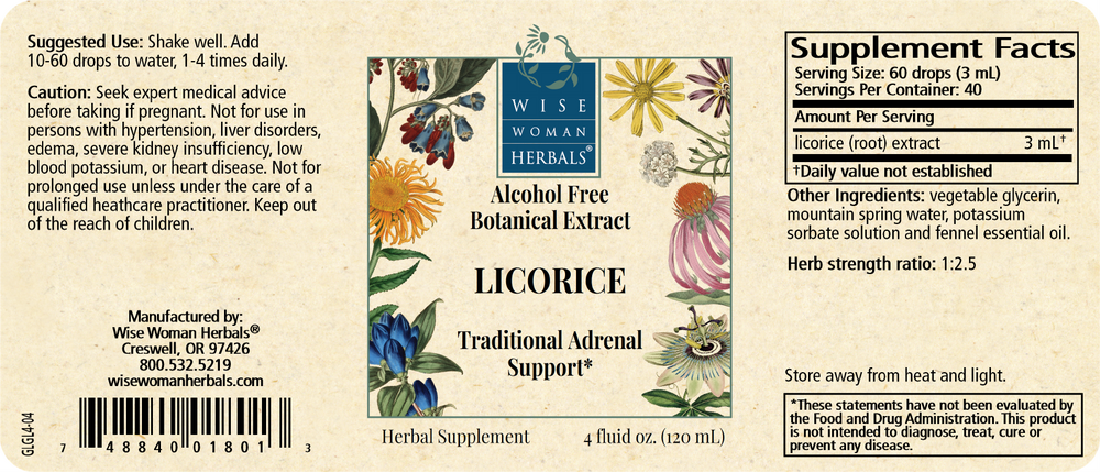 Product image for Licorice Root Extract (Alcohol-Free).