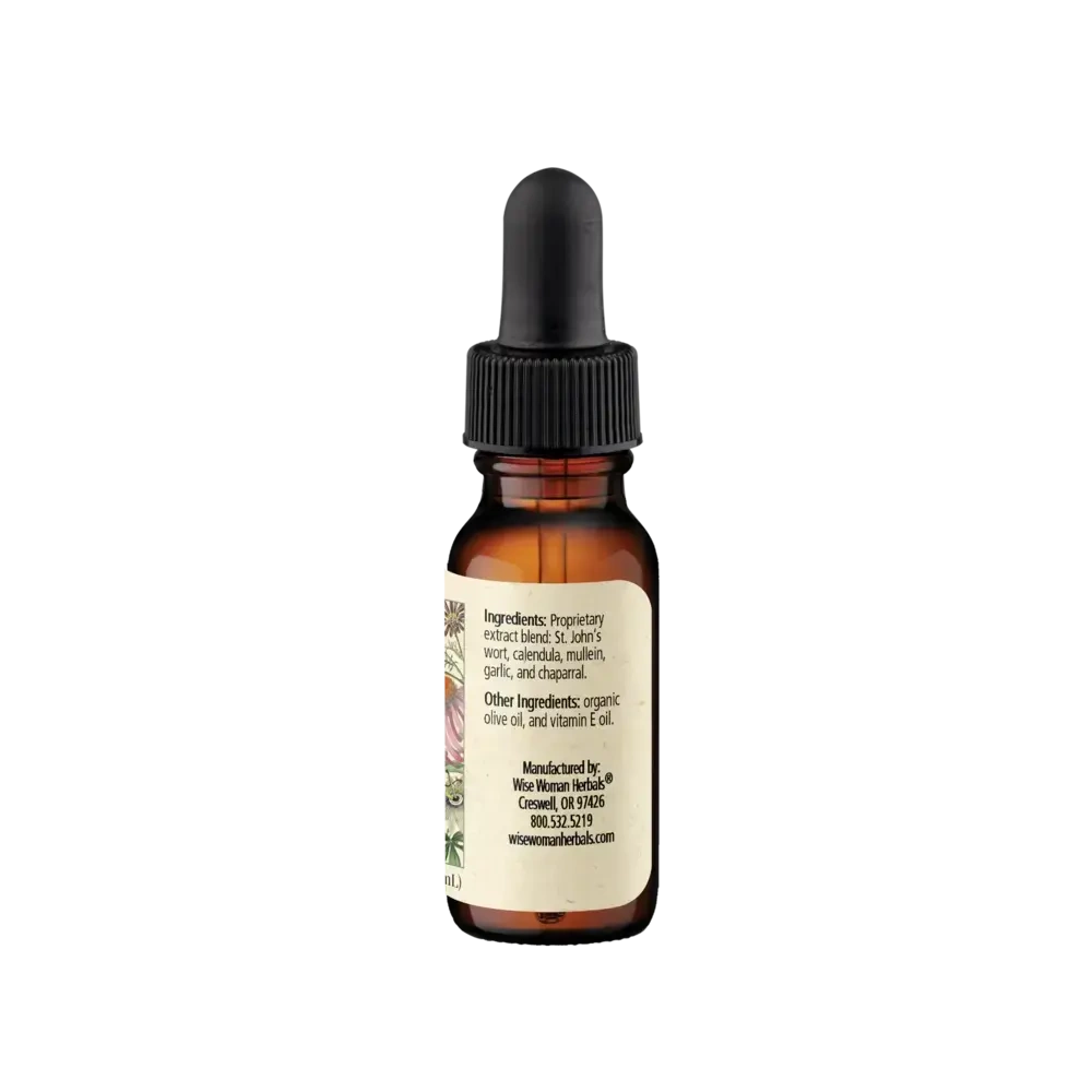 Product image for Mullein and Garlic Oil.