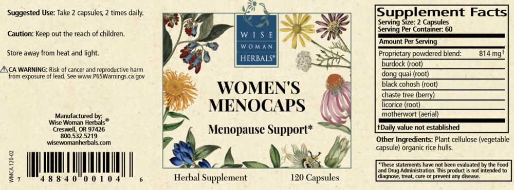 Product image for Women's Menocaps.