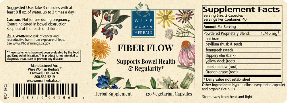 Product image for Fiber Flow Capsules.