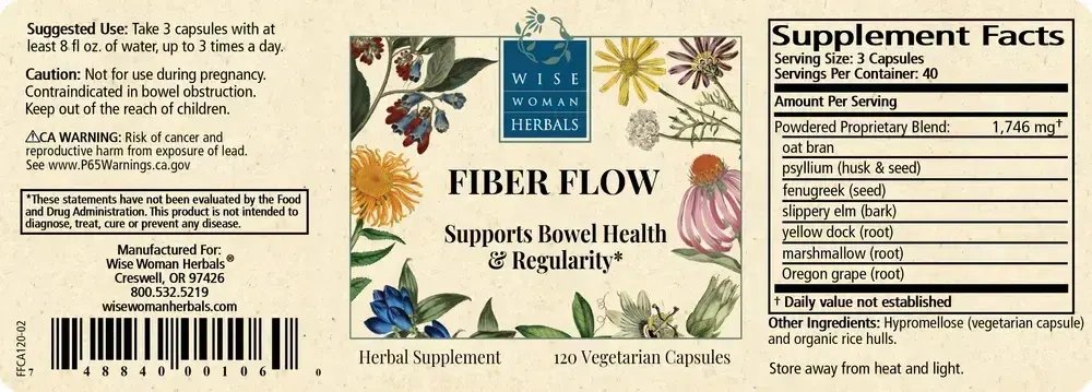 Product image for Fiber Flow Capsules.