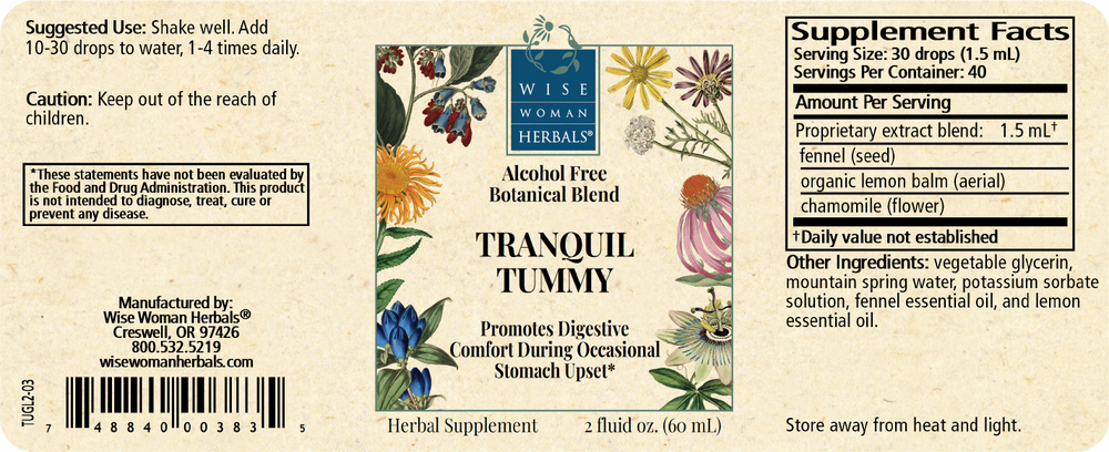 Product image for Tummy Glycerite.