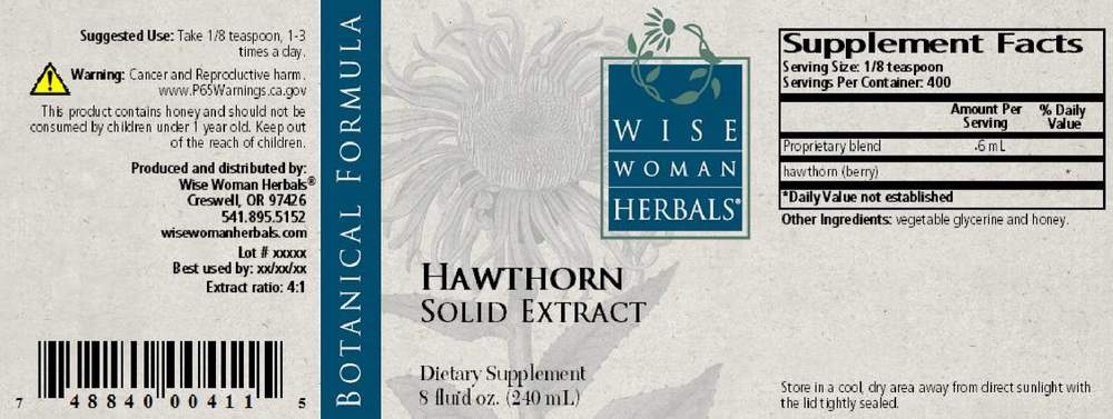 Product image for Hawthorn Solid Extract.
