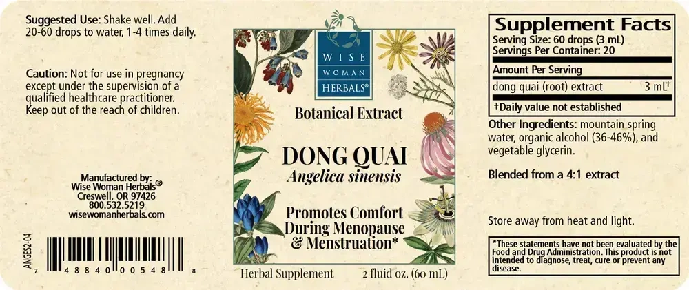Product image for Angelica sinensis - dong quai.
