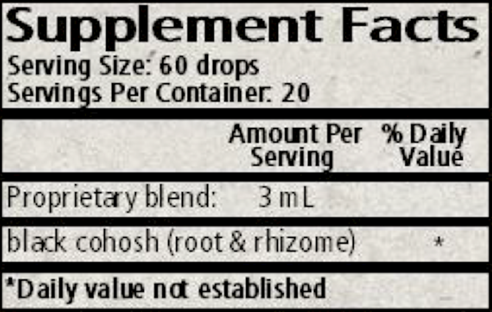 Product image for Cimicifuga racemosa - black cohosh.
