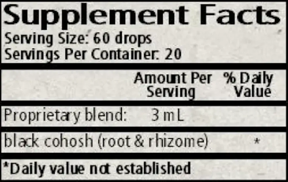 Product image for Cimicifuga racemosa - black cohosh.