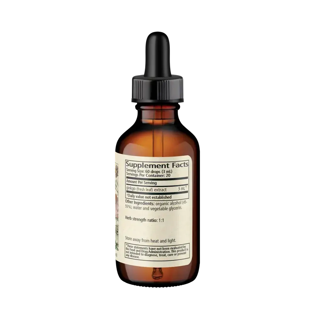 Product image for Ginkgo biloba.