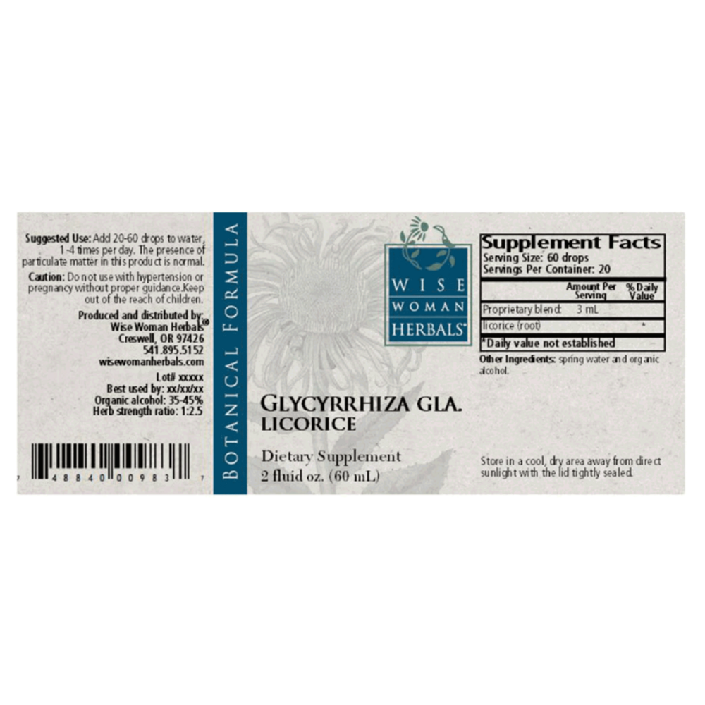 Product image for Licorice (Glycyrrhiza glabra).
