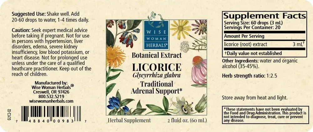 Product image for Licorice (Glycyrrhiza glabra).