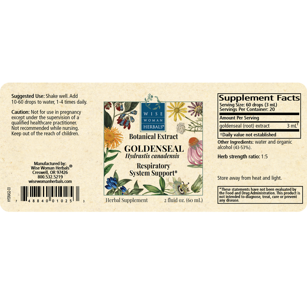 Product image for Hydrastis canadensis - goldenseal.