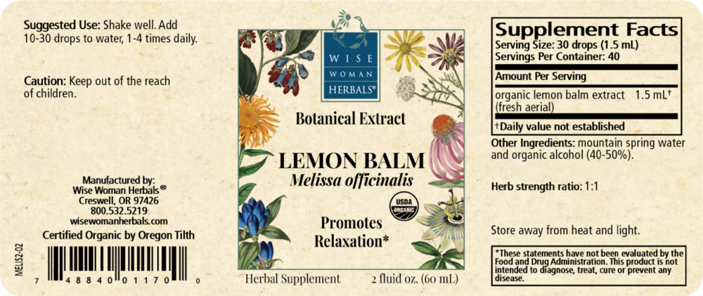 Product image for Melissa officinalis - lemon balm.