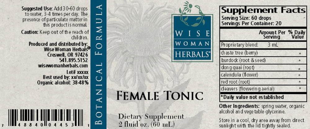 Product image for Female Tonic.